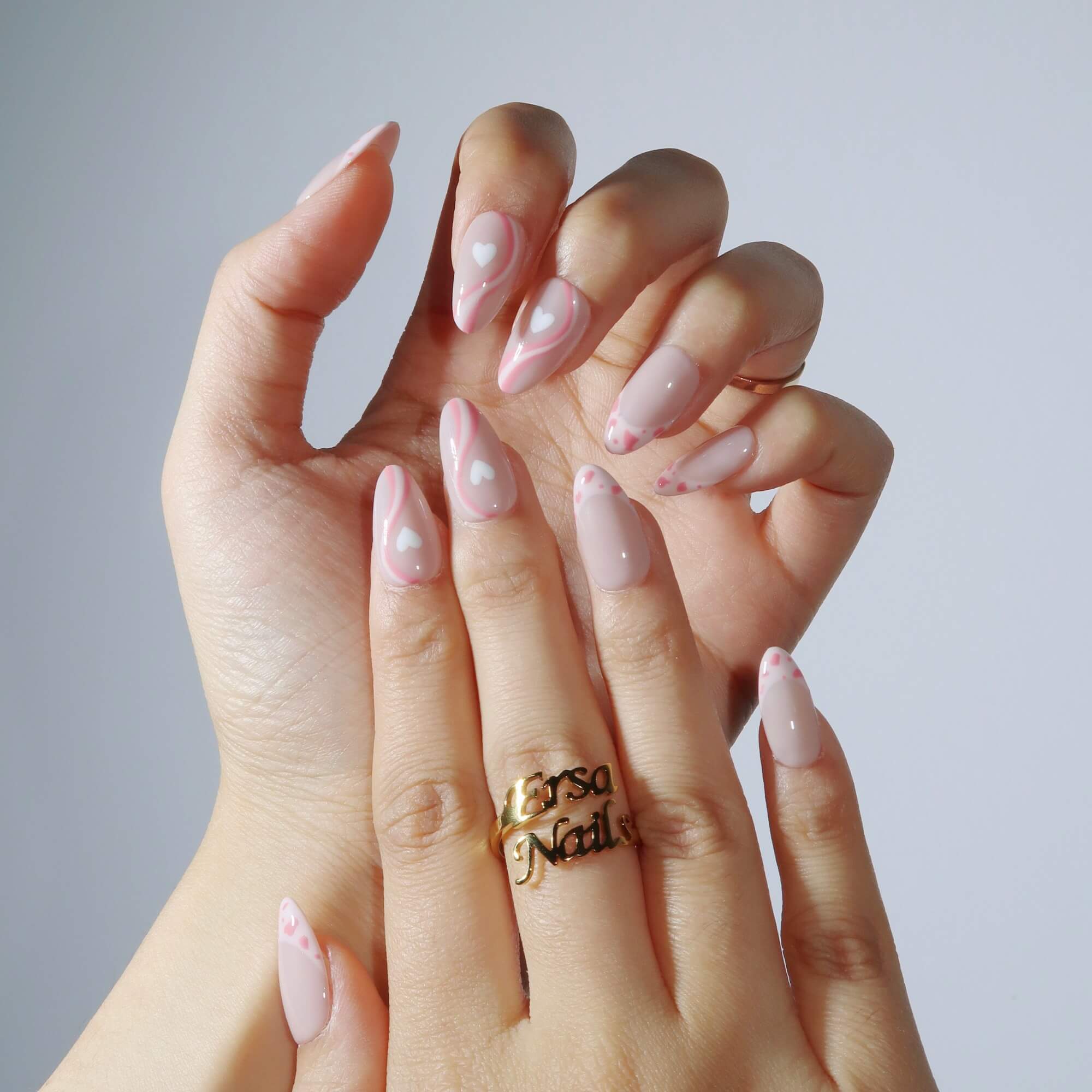 Love Story - Ersa Nails Nude Pink PressOnNails