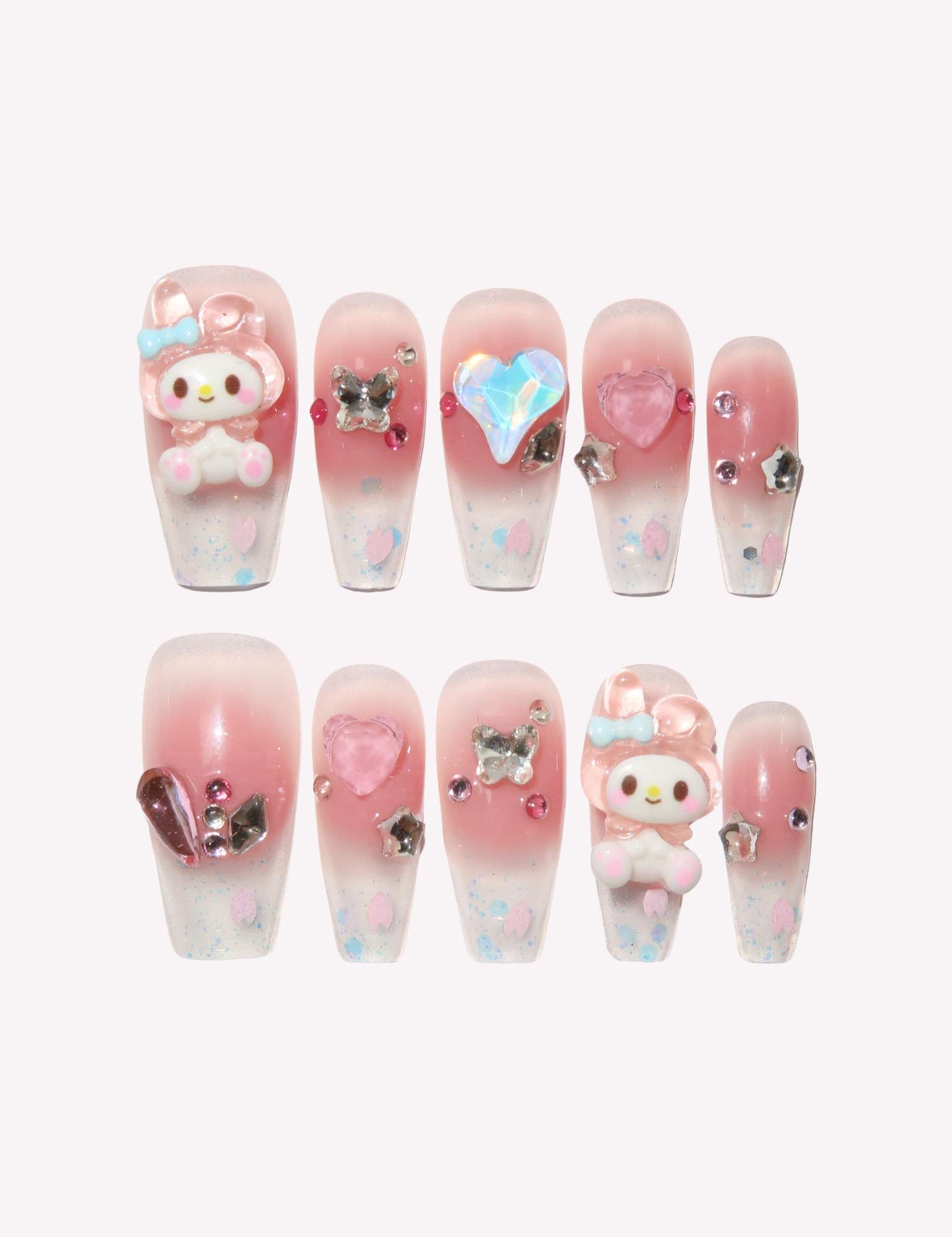 Melody Magic - Ersa Nails Pink PressOnNails