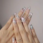 Mermaid's Melody - Ersa Nails Pink Nude PressOnNails