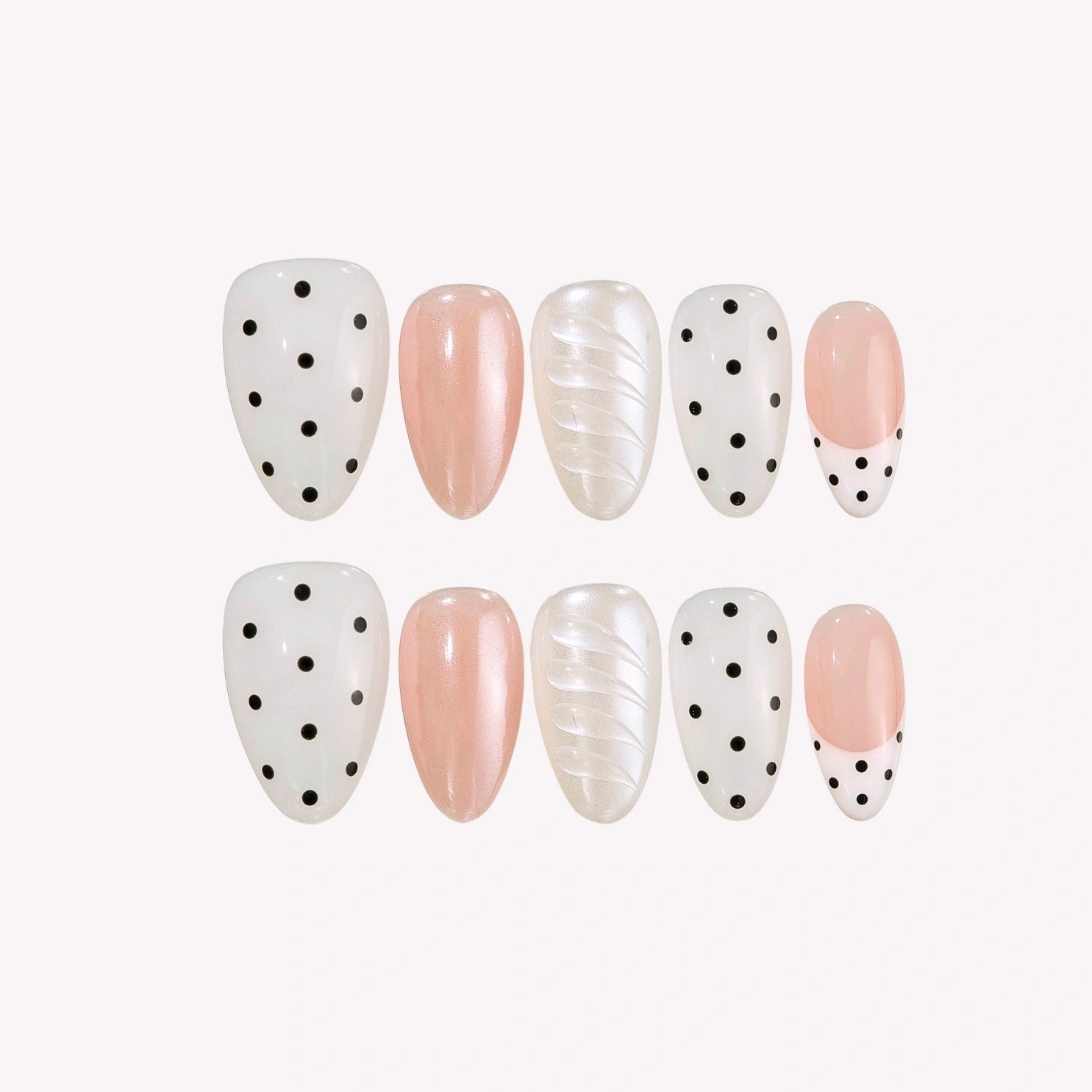 Milky Pearl - Ersa Nails Nude White PressOnNails
