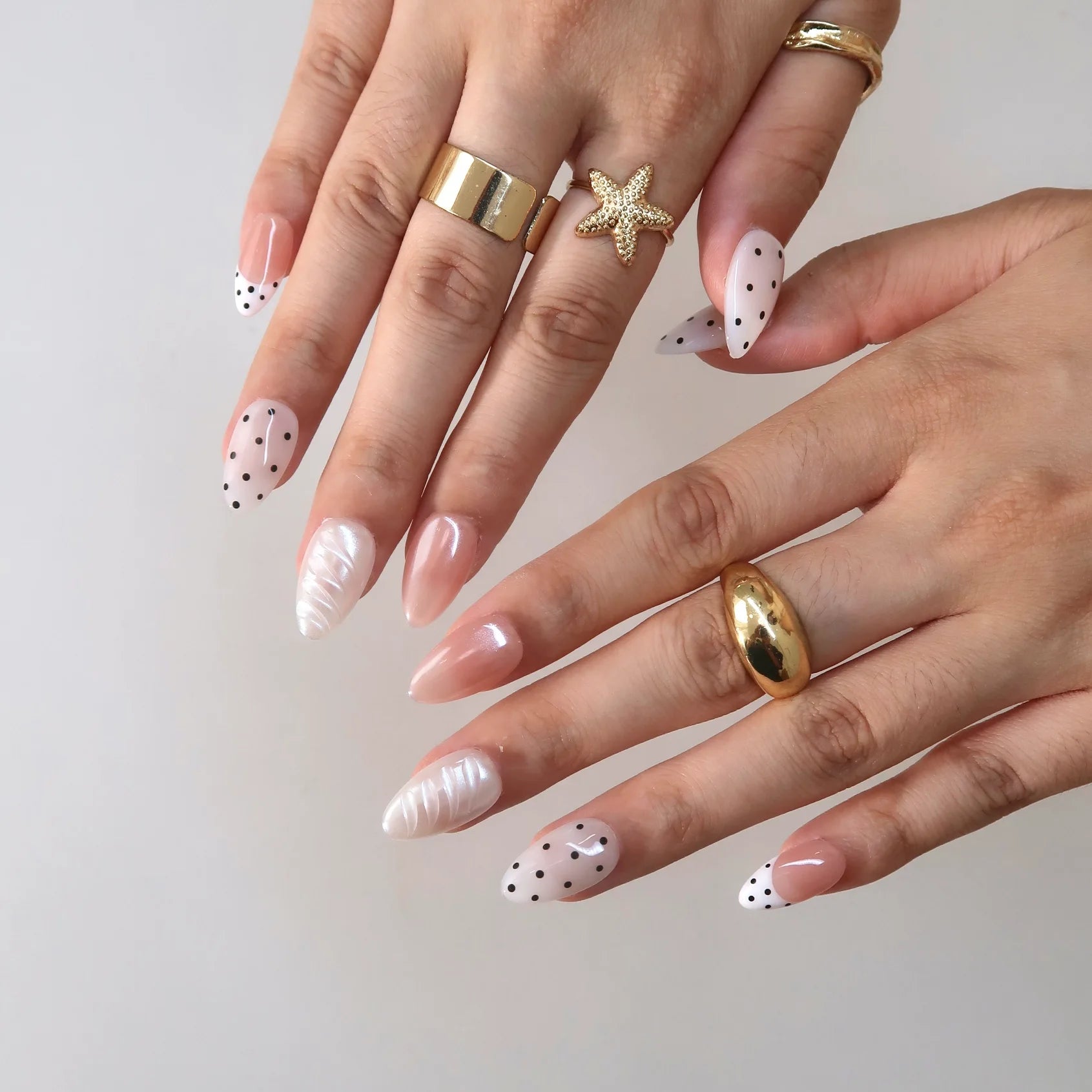 Milky Pearl - Ersa Nails Nude White PressOnNails
