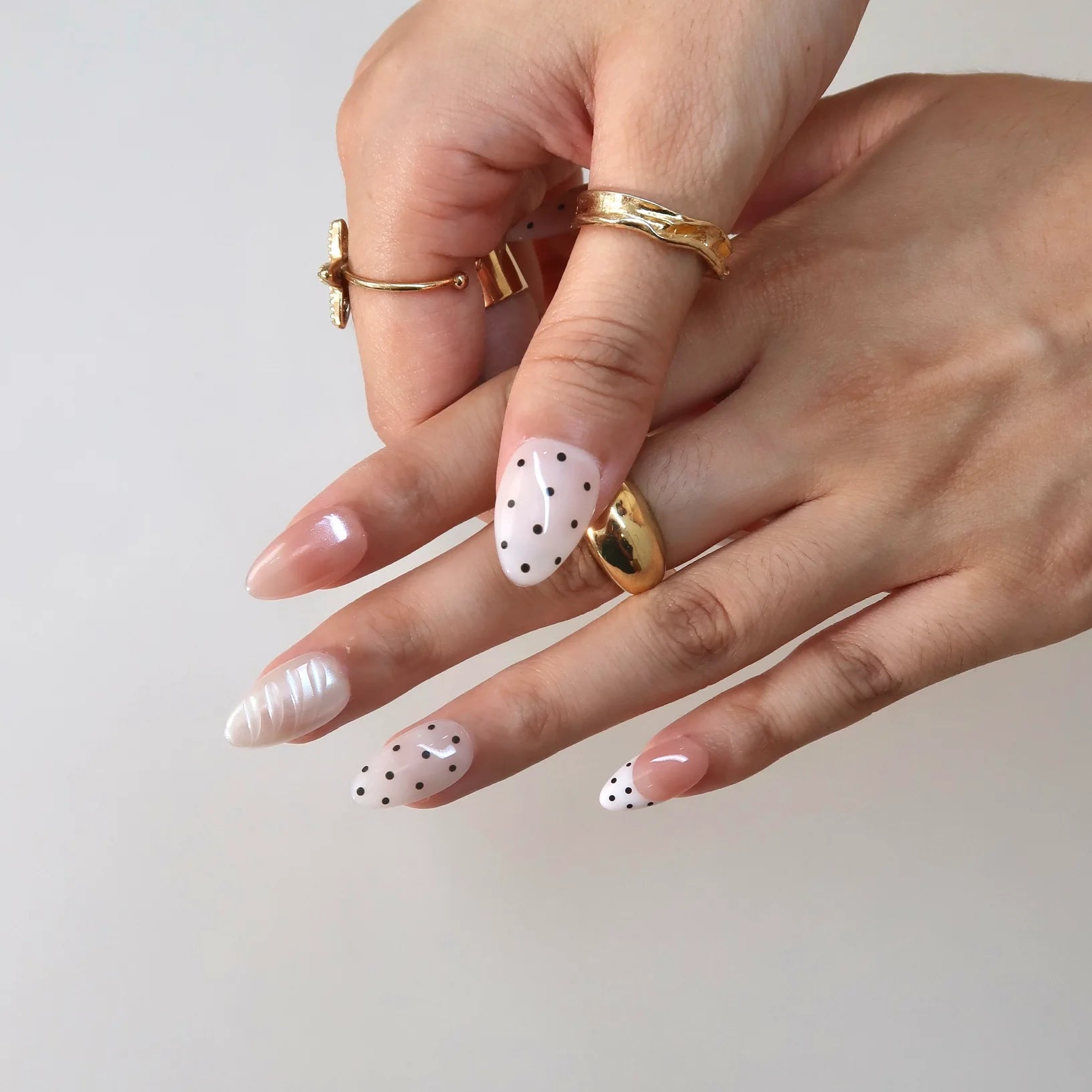 Milky Pearl - Ersa Nails Nude White PressOnNails