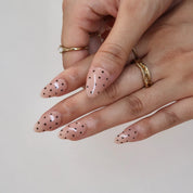 Mocha Dot - Ersa Nails Nude PressOnNails