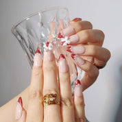 Moment of Forever - Ersa Nails Nude Red PressOnNails