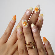 Orange Margarita - Ersa Nails Nude Orange PressOnNails