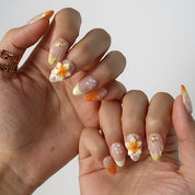 Orange Margarita - Ersa Nails Nude Orange PressOnNails