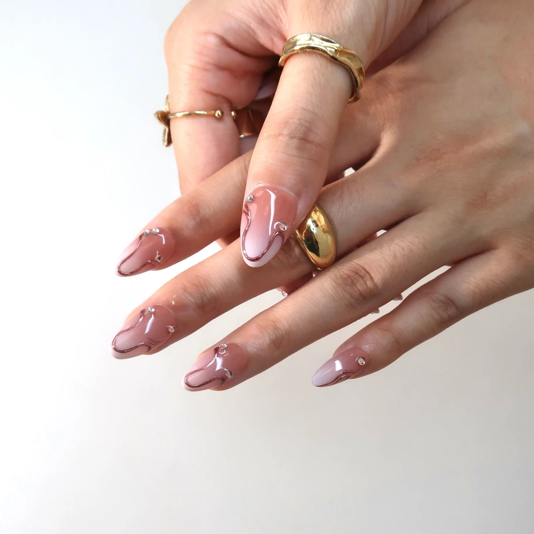 Peach Jelly - Ersa Nails Nude Pink PressOnNails