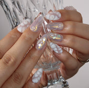 Pearl Seashell - Ersa Nails Nude White PressOnNails