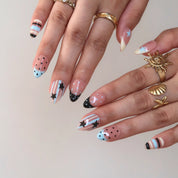 Peppy - Ersa Nails Nude Blue PressOnNails
