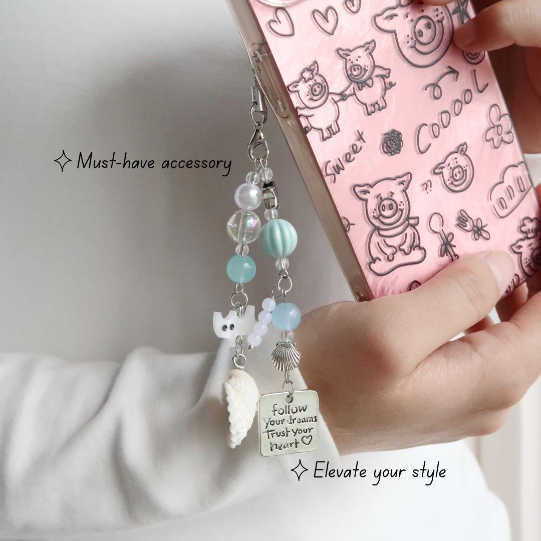 Seashell - Kitty Phone Charm