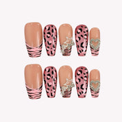 Pink Feline - Ersa Nails Pink PressOnNails