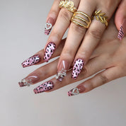 Pink Feline - Ersa Nails Pink PressOnNails