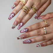 Pink Feline - Ersa Nails Pink PressOnNails