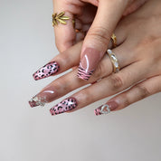 Pink Feline - Ersa Nails Pink PressOnNails
