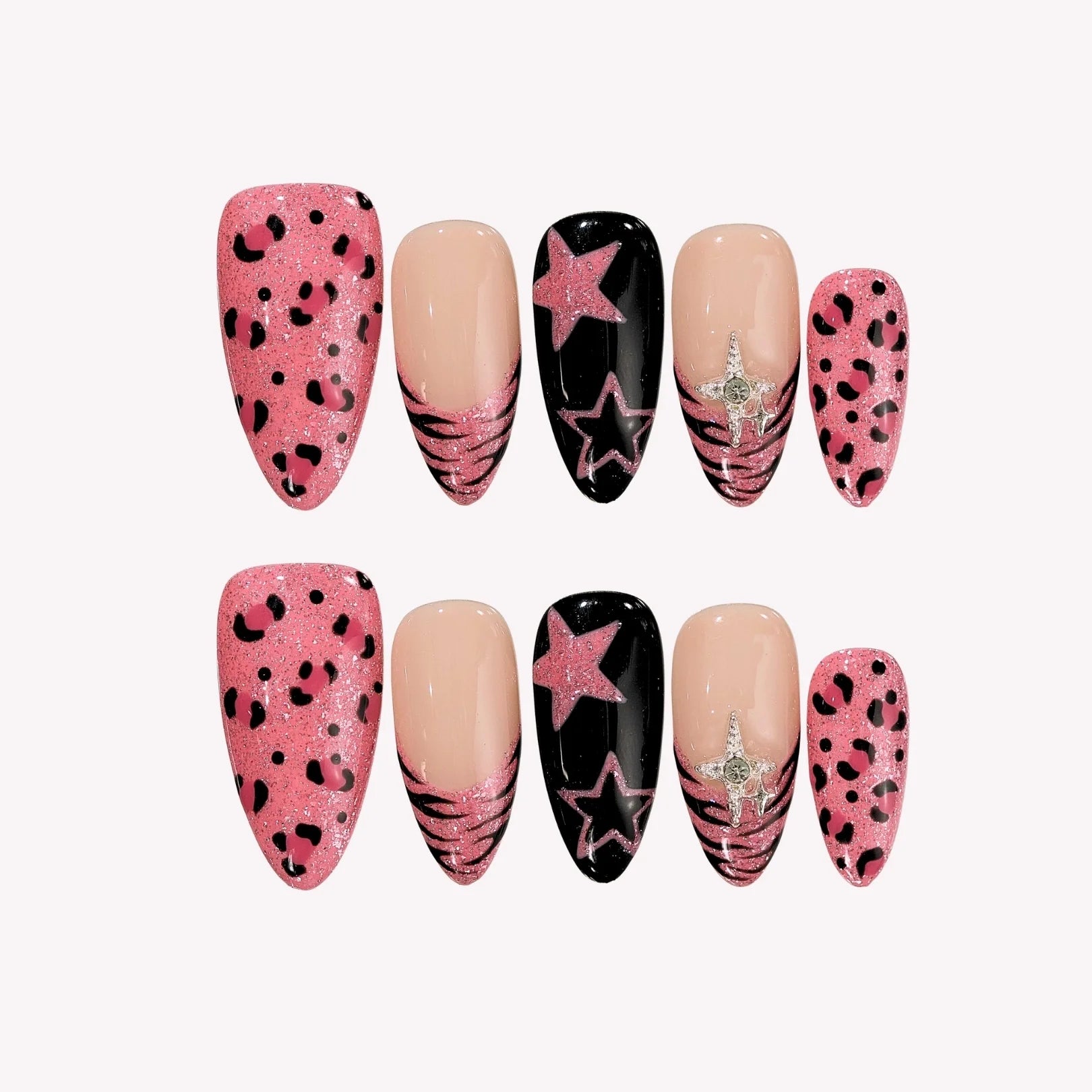 Pink Riot - Ersa Nails Pink Nude PressOnNails