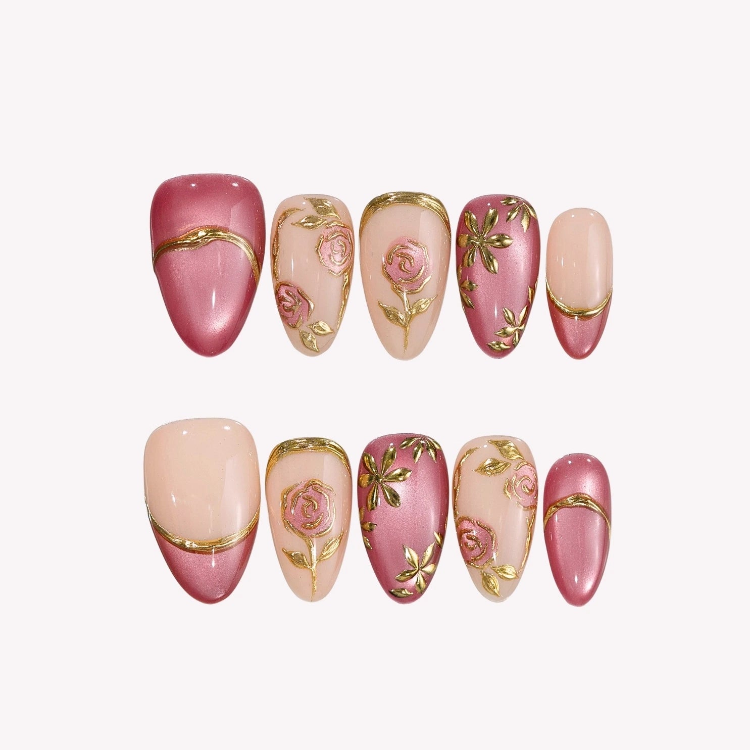 Rosy Mood - Ersa Nails Nude Pink PressOnNails
