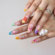 Sangria - Ersa Nails Pink Nude PressOnNails