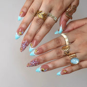 Sea Siren - Ersa Nails Blue Nude PressOnNails