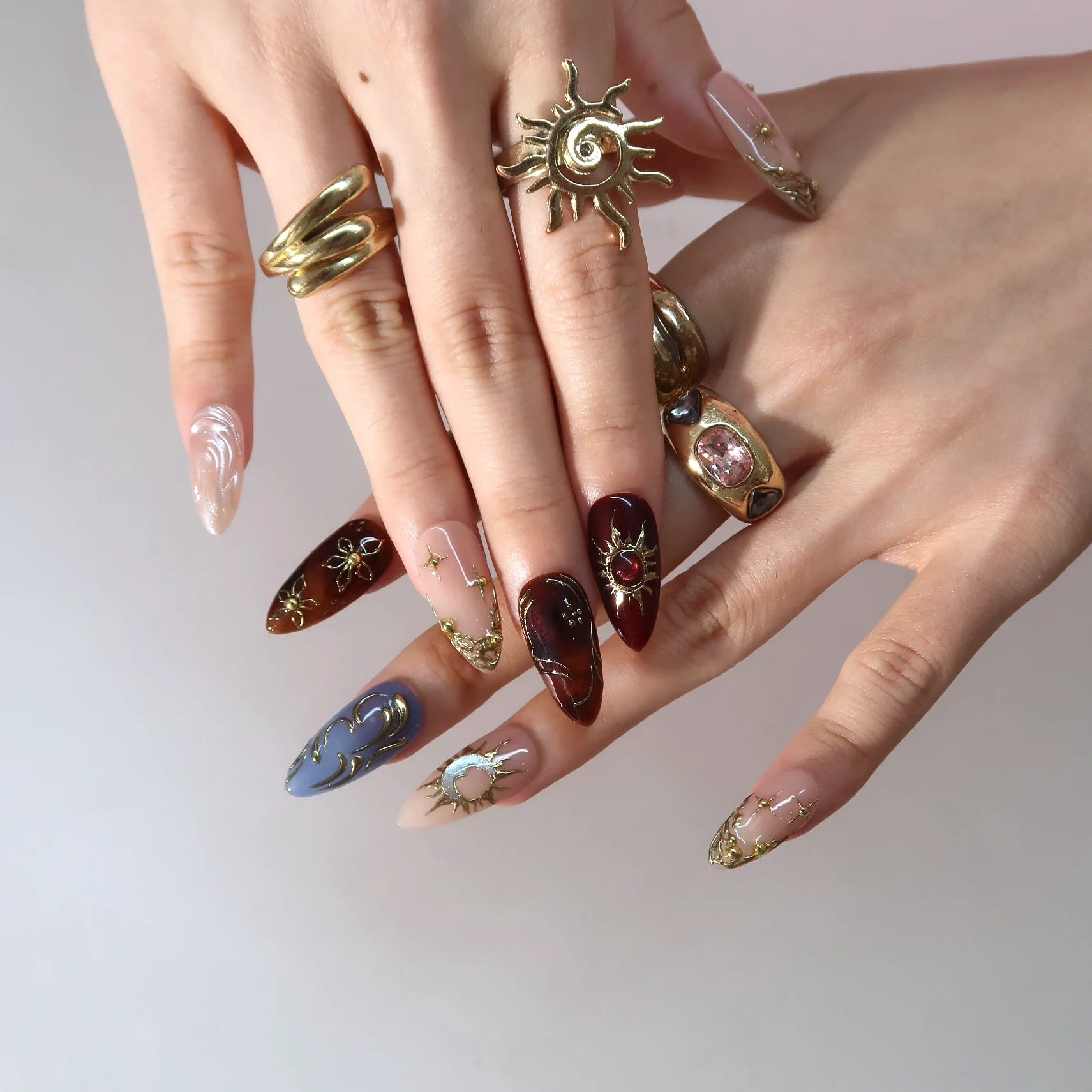 Secret Arcana - Ersa Nails Nude Brown PressOnNails
