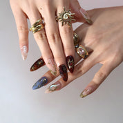 Secret Arcana - Ersa Nails Nude Brown PressOnNails