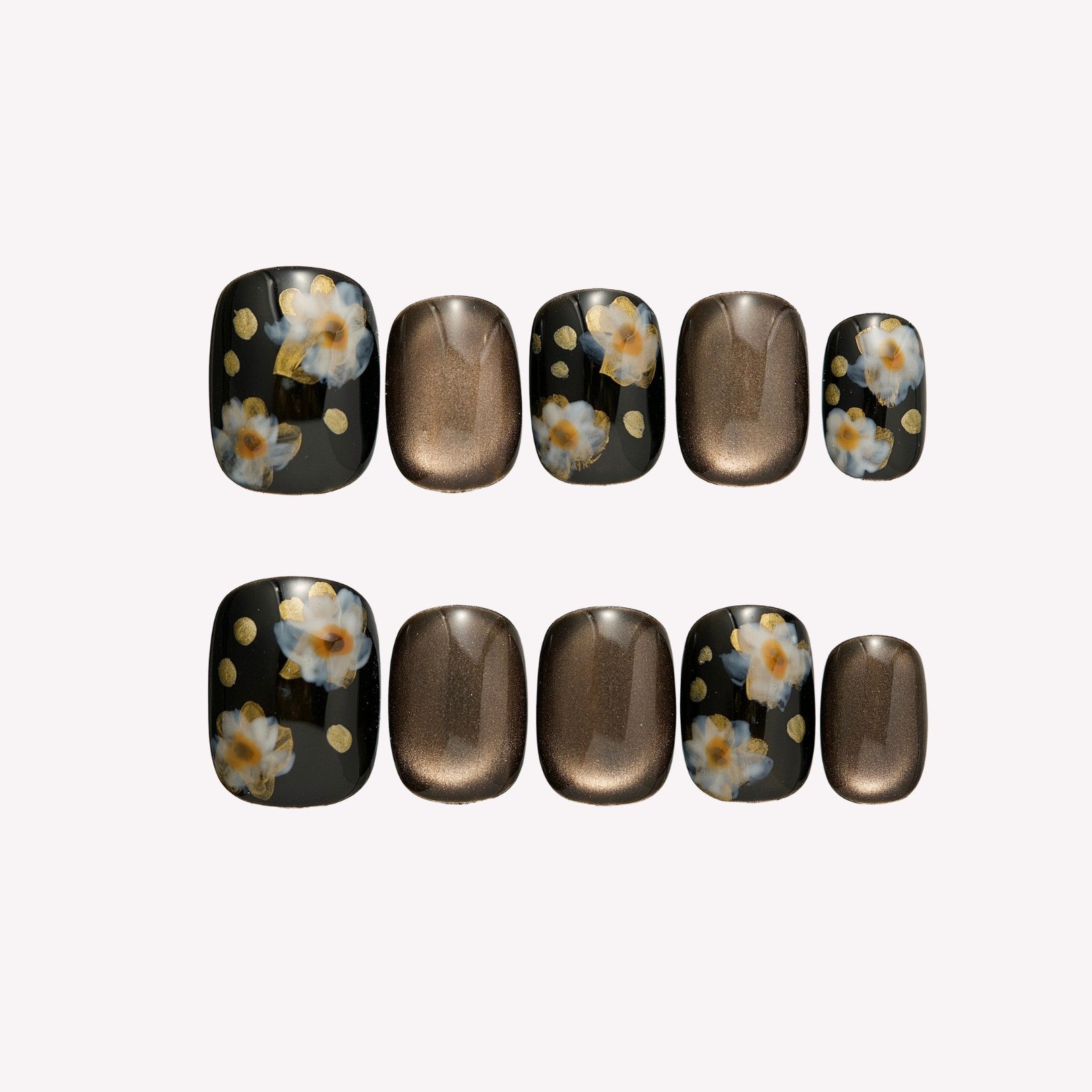 Sensational- Ersa Nails Black PressOnNails