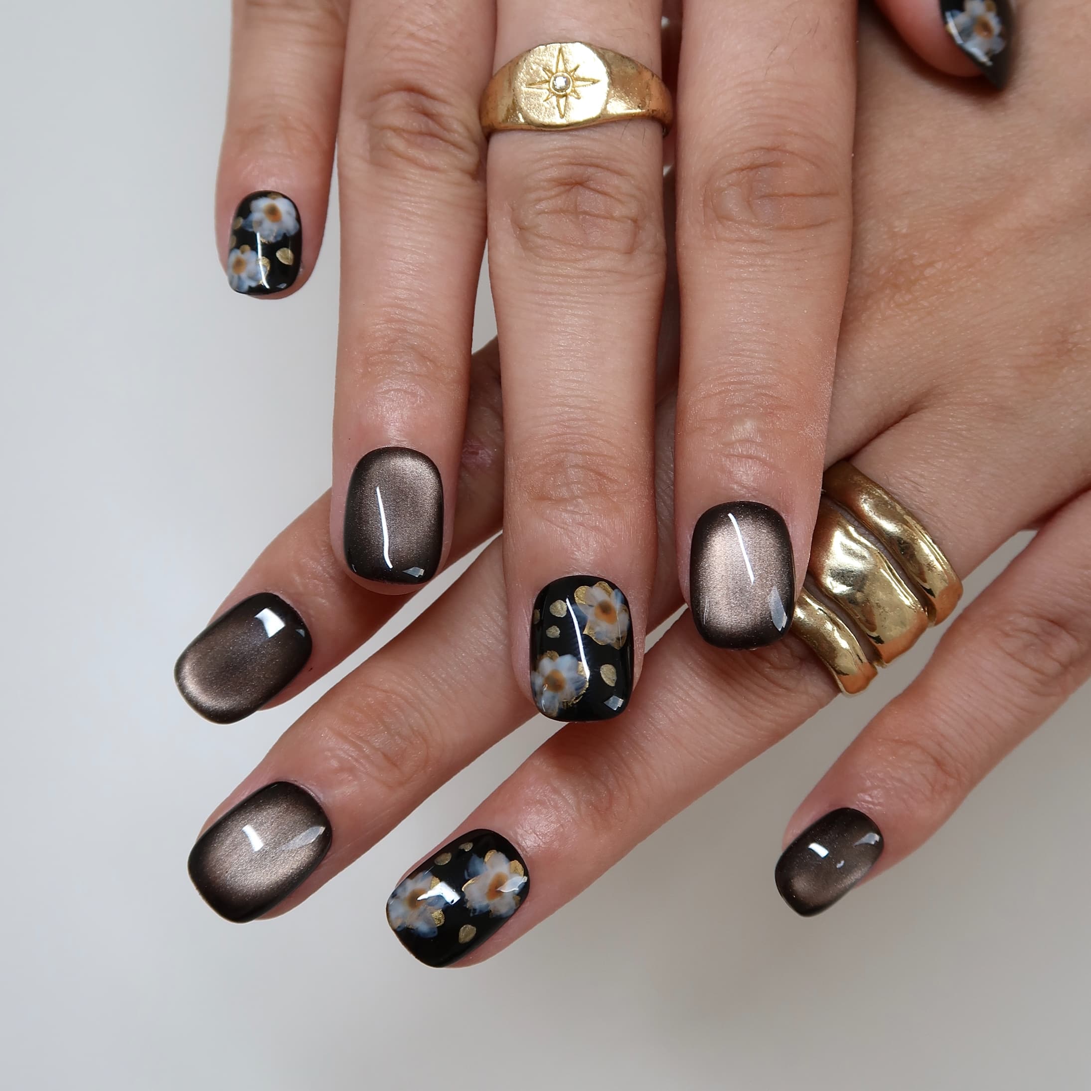 Sensational- Ersa Nails Black PressOnNails