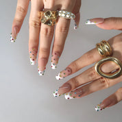 Shine On - Ersa Nails Nude White PressOnNails