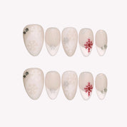 Sleigh All Day- Ersa Nails WHITE PressOnNails