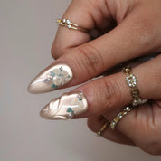 Soft Days - Ersa Nails Nude Gold PressOnNails