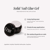 Solid Nail Glue Gel