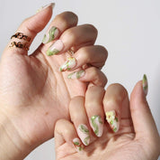 Spring Letter - Ersa Nails Nude Jade PressOnNails