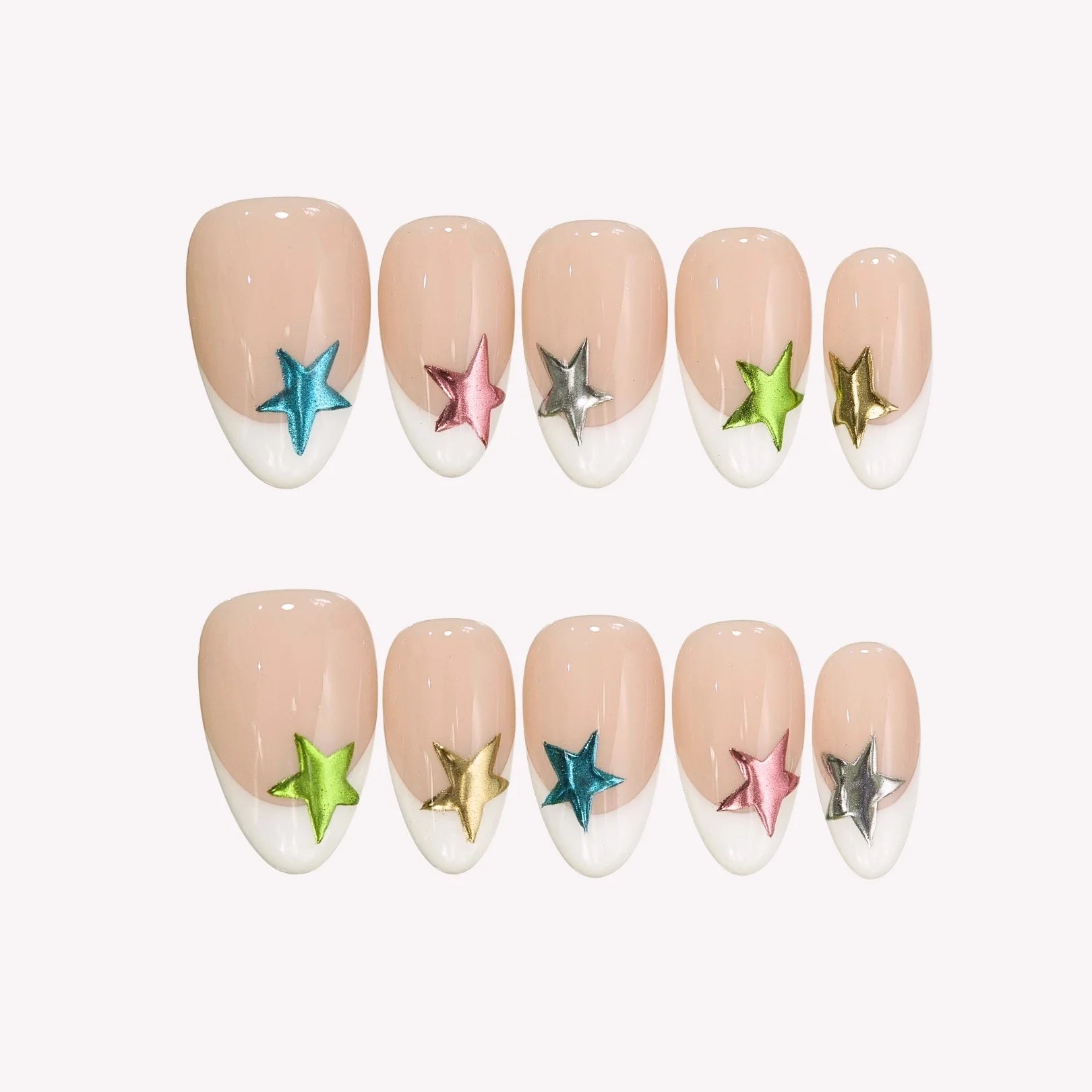 Starry Kiss - Ersa Nails Nude PressOnNails