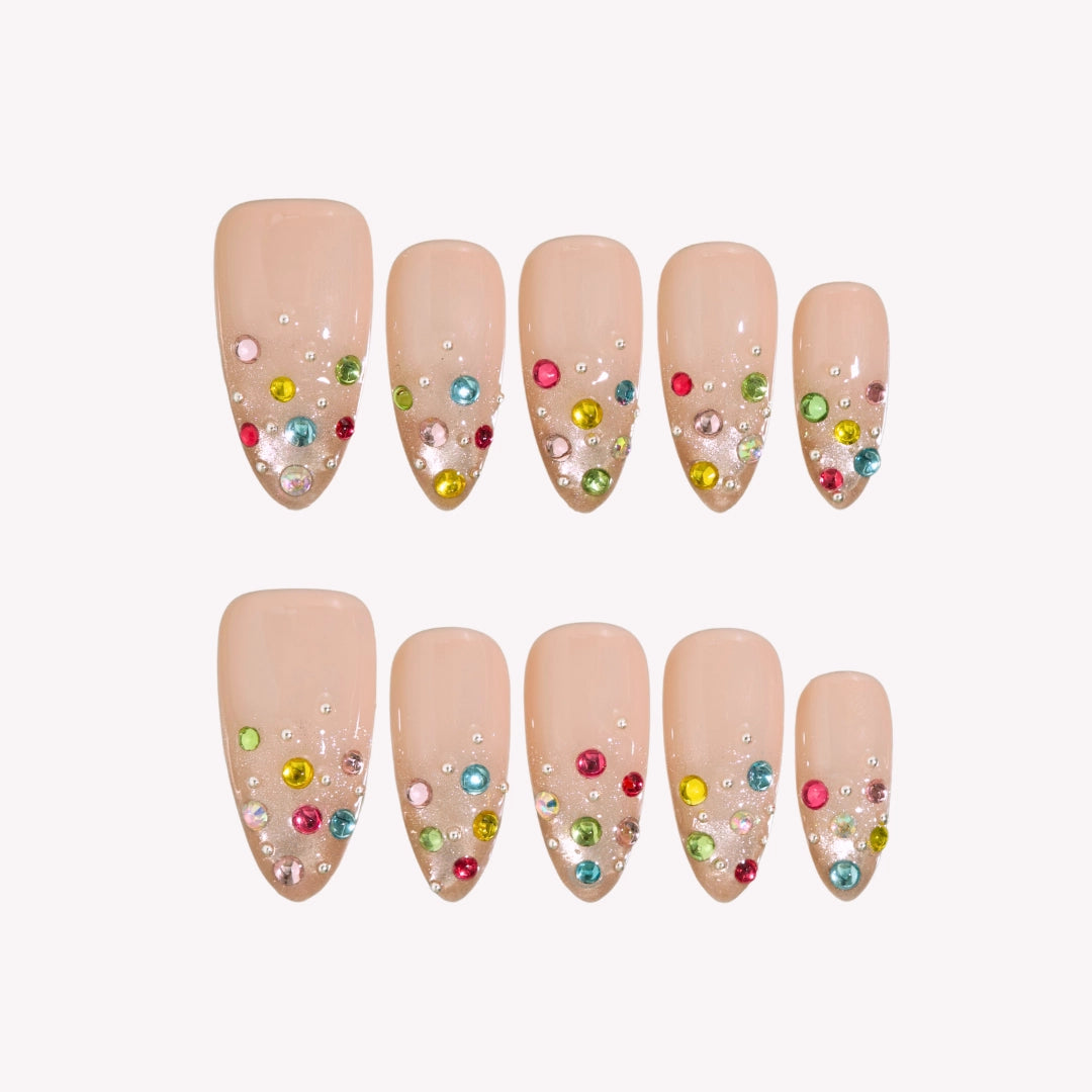 Steal the Show - Ersa Nails Nude PressOnNails