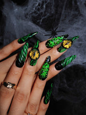 Stranger Things - Ersa Nails Black Jade PressOnNails