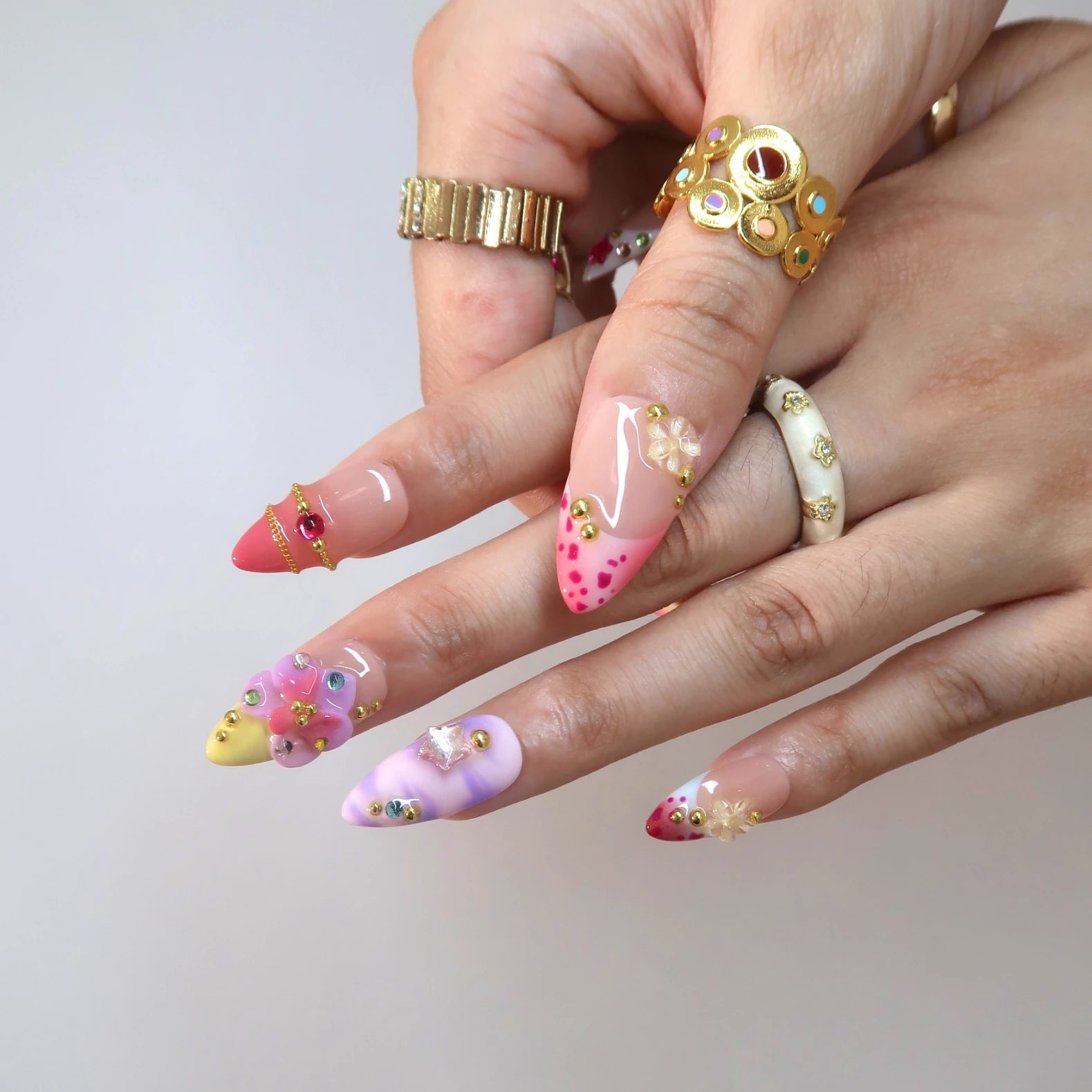 Sugar Baddie - Ersa Nails Purple Nude PressOnNails