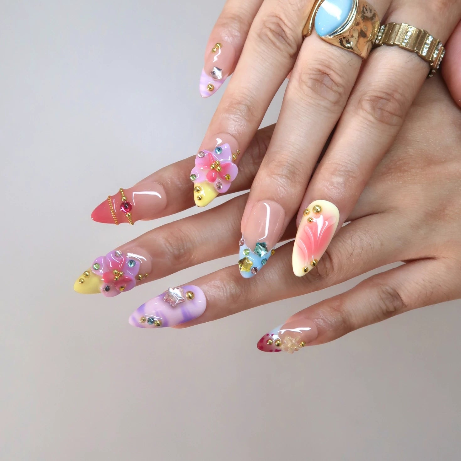 Sugar Baddie - Ersa Nails Purple Nude PressOnNails