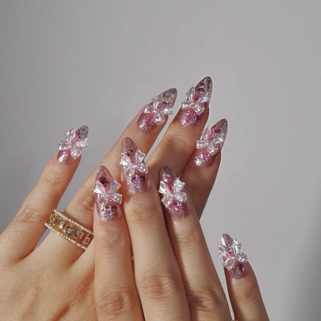 Sugar Plum Fairy - Ersa Nails Pink PressOnNails