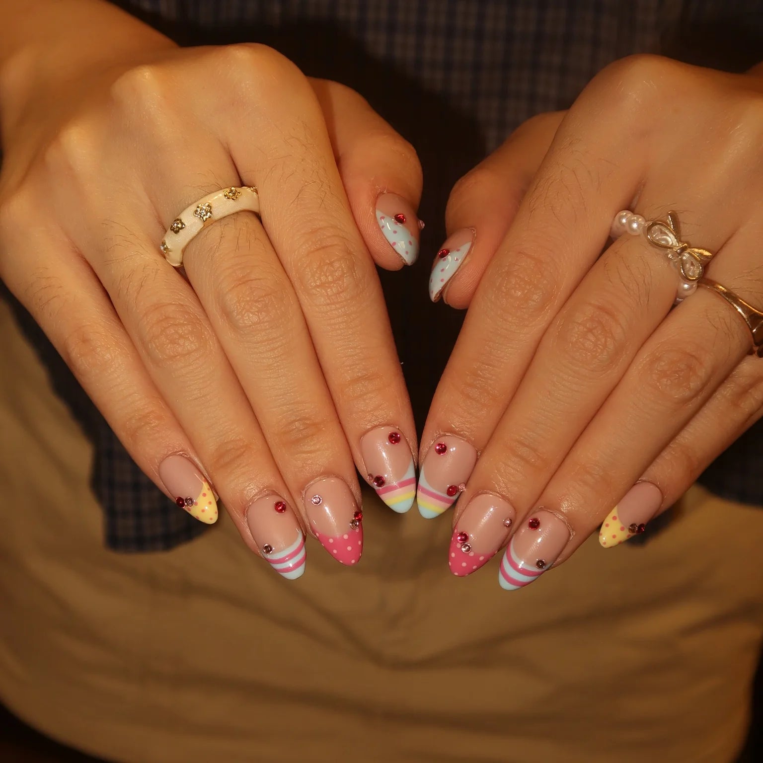 Sugar Pop - Ersa Nails Pink Nude PressOnNails