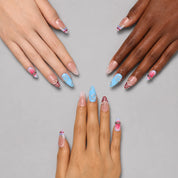 Sugar Trip - Ersa Nails Blue Nude PressOnNails