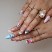 Sugar Trip - Ersa Nails Blue Nude PressOnNails