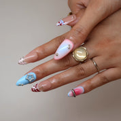 Sugar Trip - Ersa Nails Blue Nude PressOnNails
