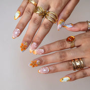 Sunset Fizz - Ersa Nails Orange Nude PressOnNails