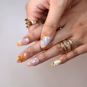 Sunset Fizz - Ersa Nails Orange Nude PressOnNails
