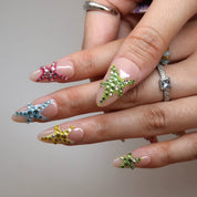 Superstar - Ersa Nails Nude Purple Pink Blue Yellow Jade PressOnNails
