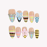 Sweet Escape - Ersa Nails Nude Yellow PressOnNails