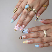 Sweet Escape - Ersa Nails Nude Yellow PressOnNails