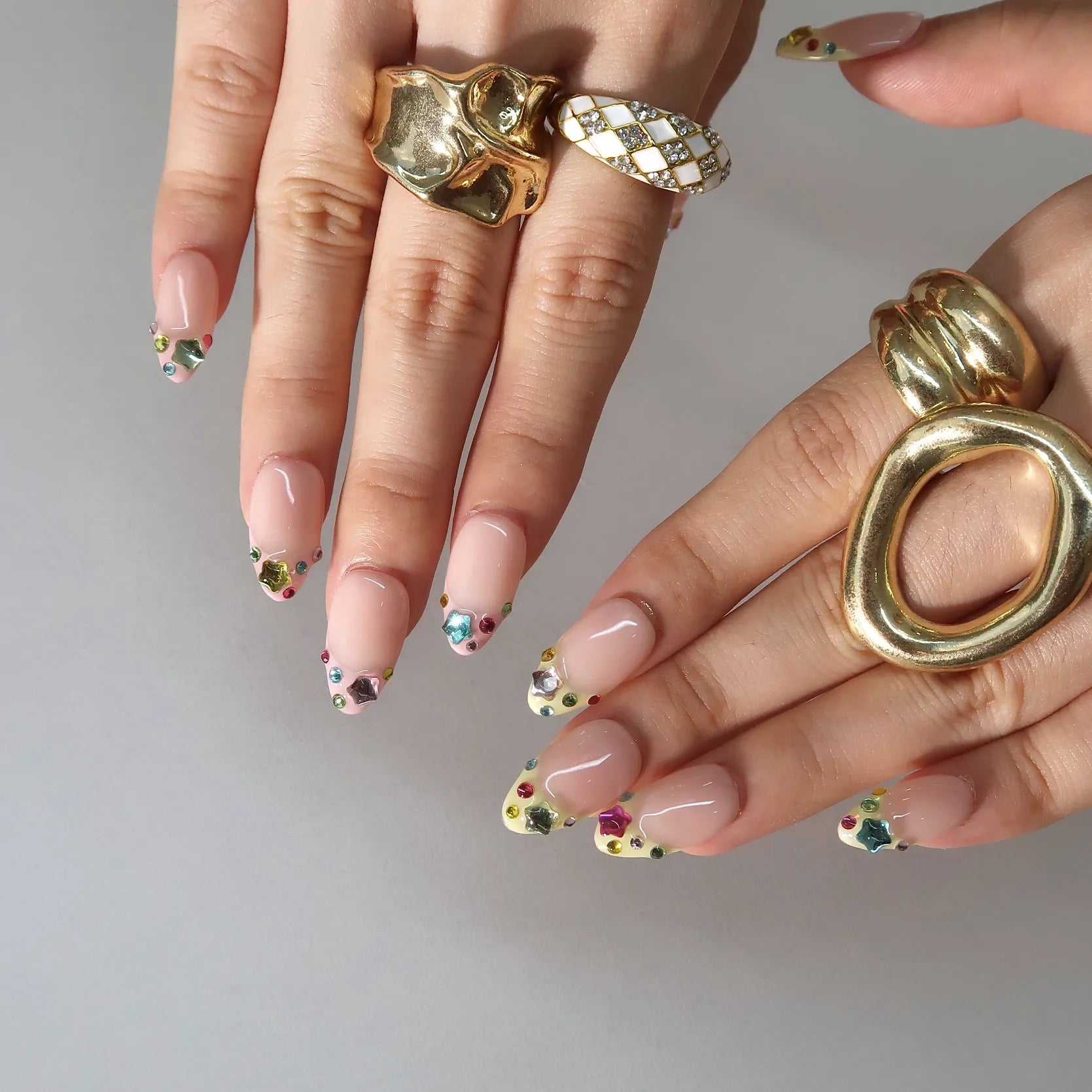 Sweet Sparkle - Ersa Nails Nude Pink PressOnNails