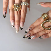 Sweet Tricks - Ersa Nails Nude Black PressOnNails