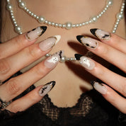 Sweet Tricks - Ersa Nails Nude Black PressOnNails