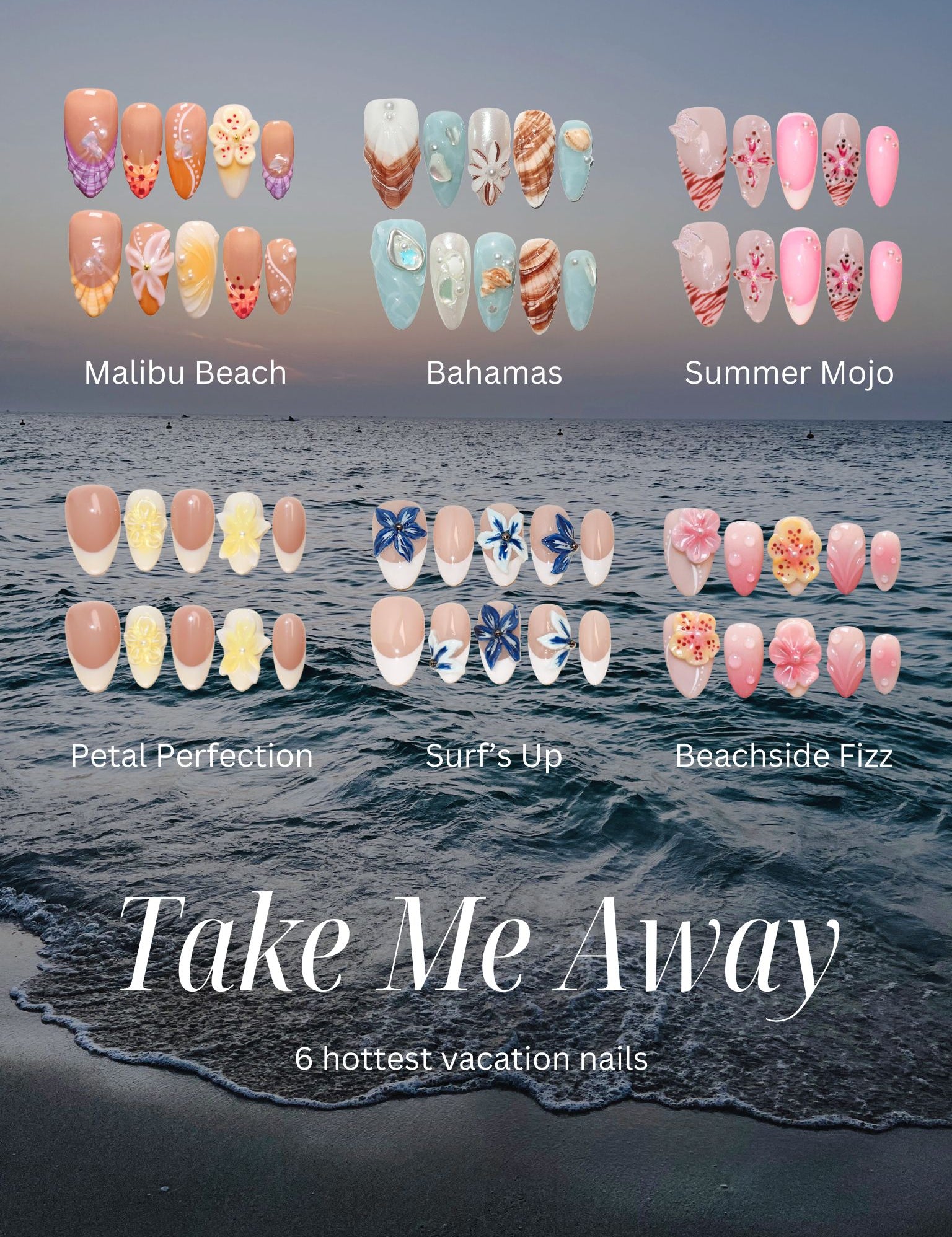 Take Me Away - ErsaNails PressOnNails